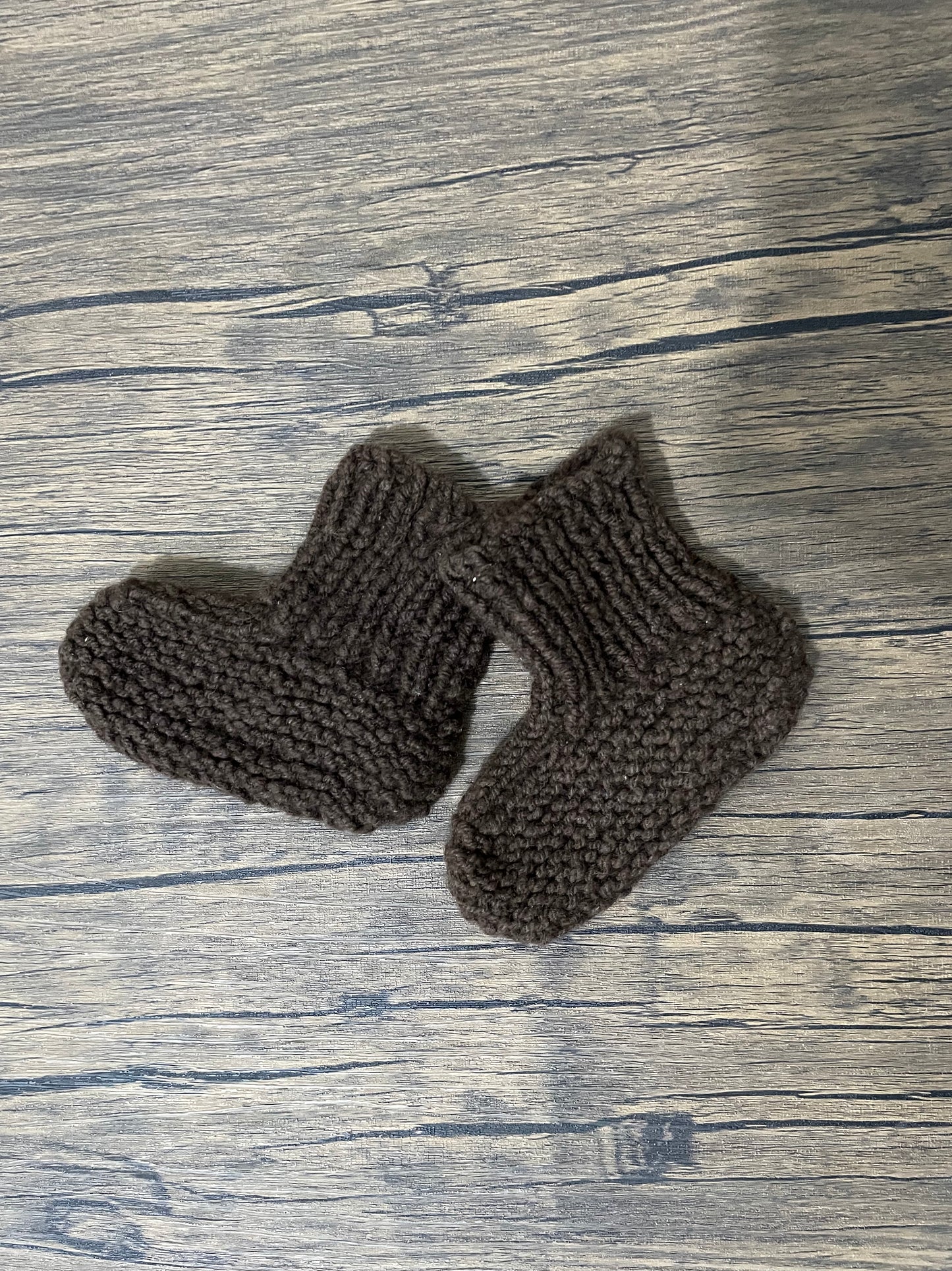 Booties (natural grey) (toddler size)