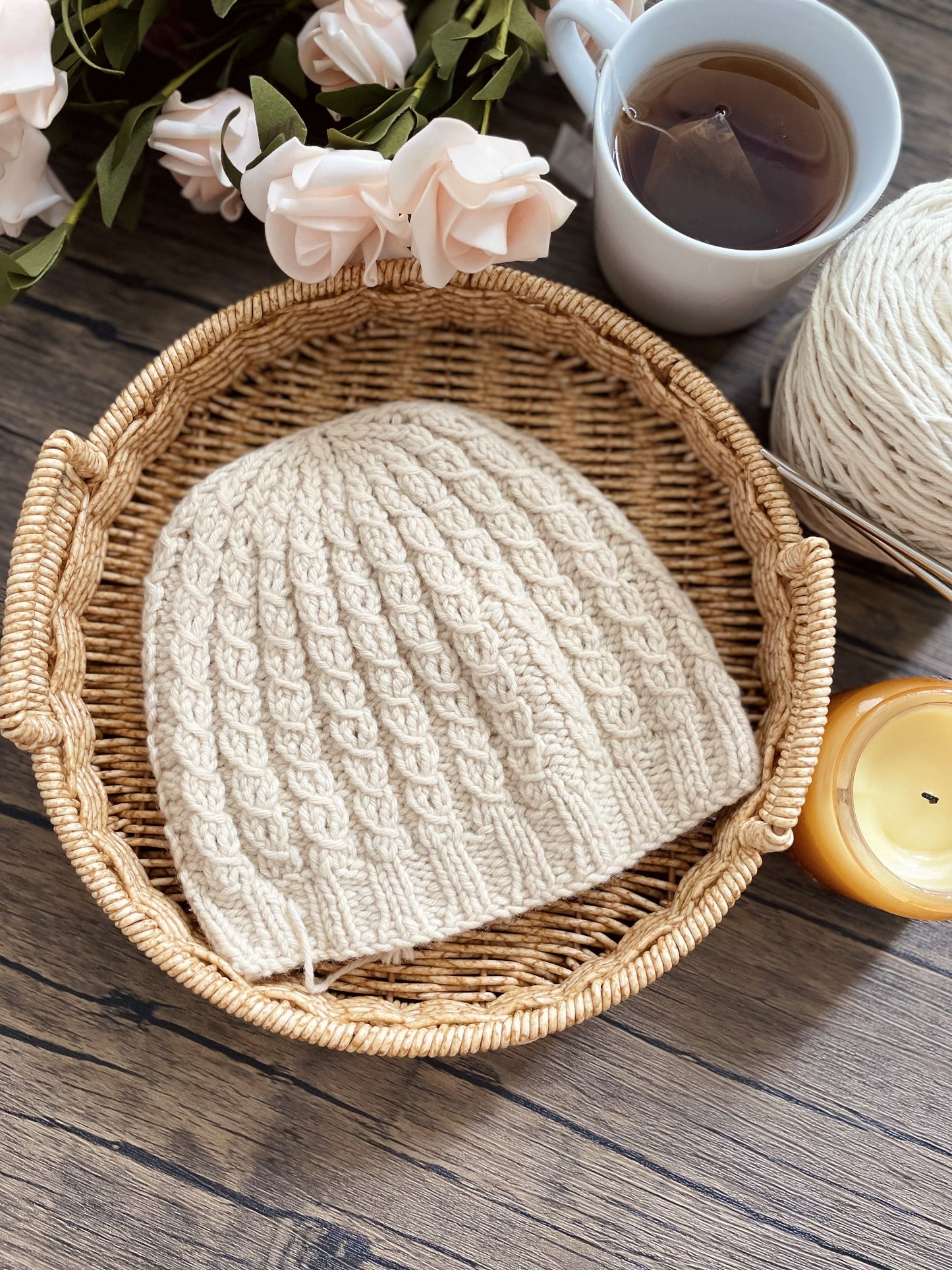 Eyelet Beanie