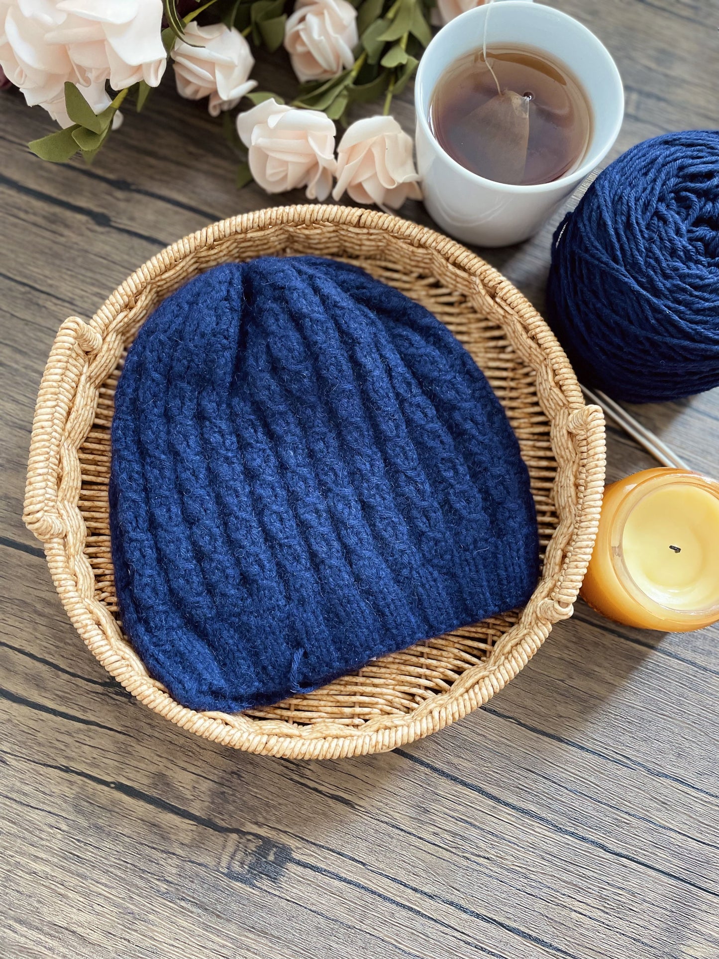 Eyelet Beanie