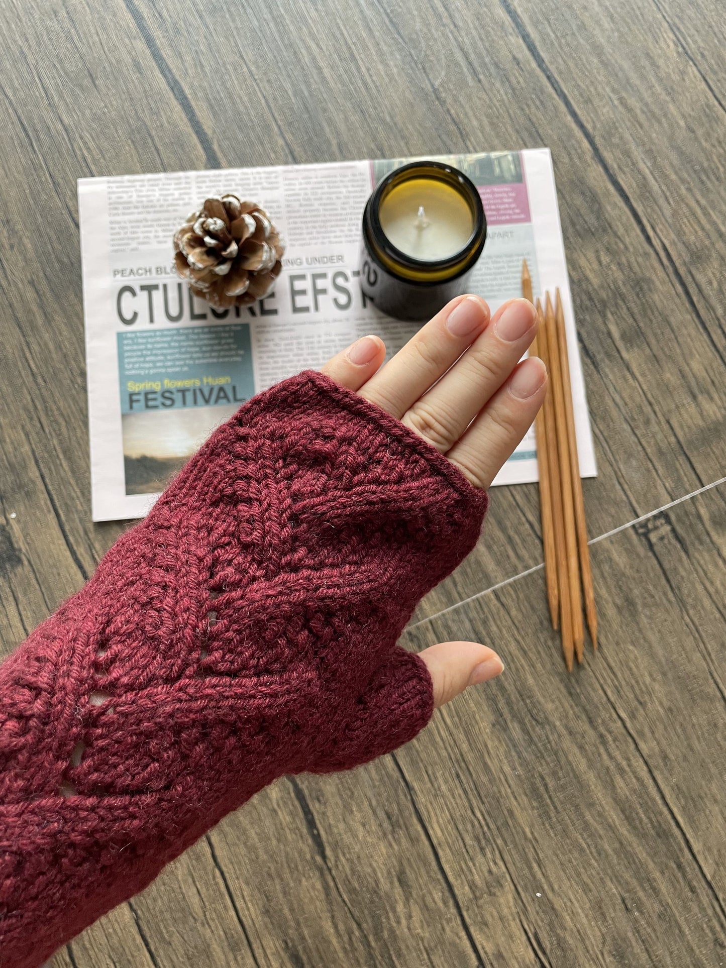 Autumn Wrist Warmers