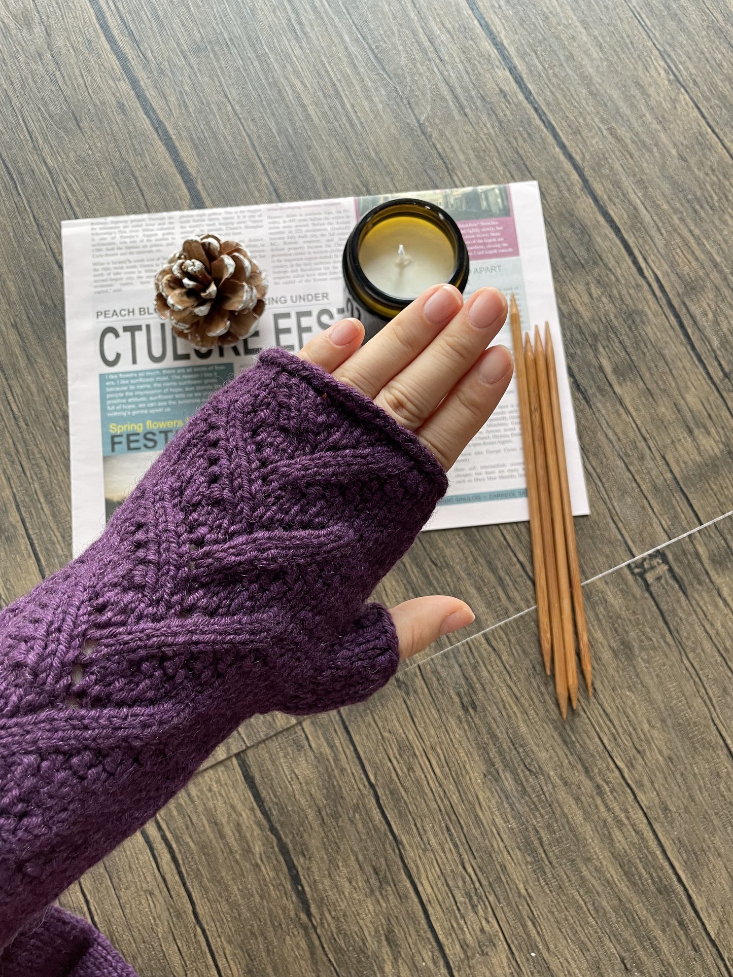 Autumn Wrist Warmers