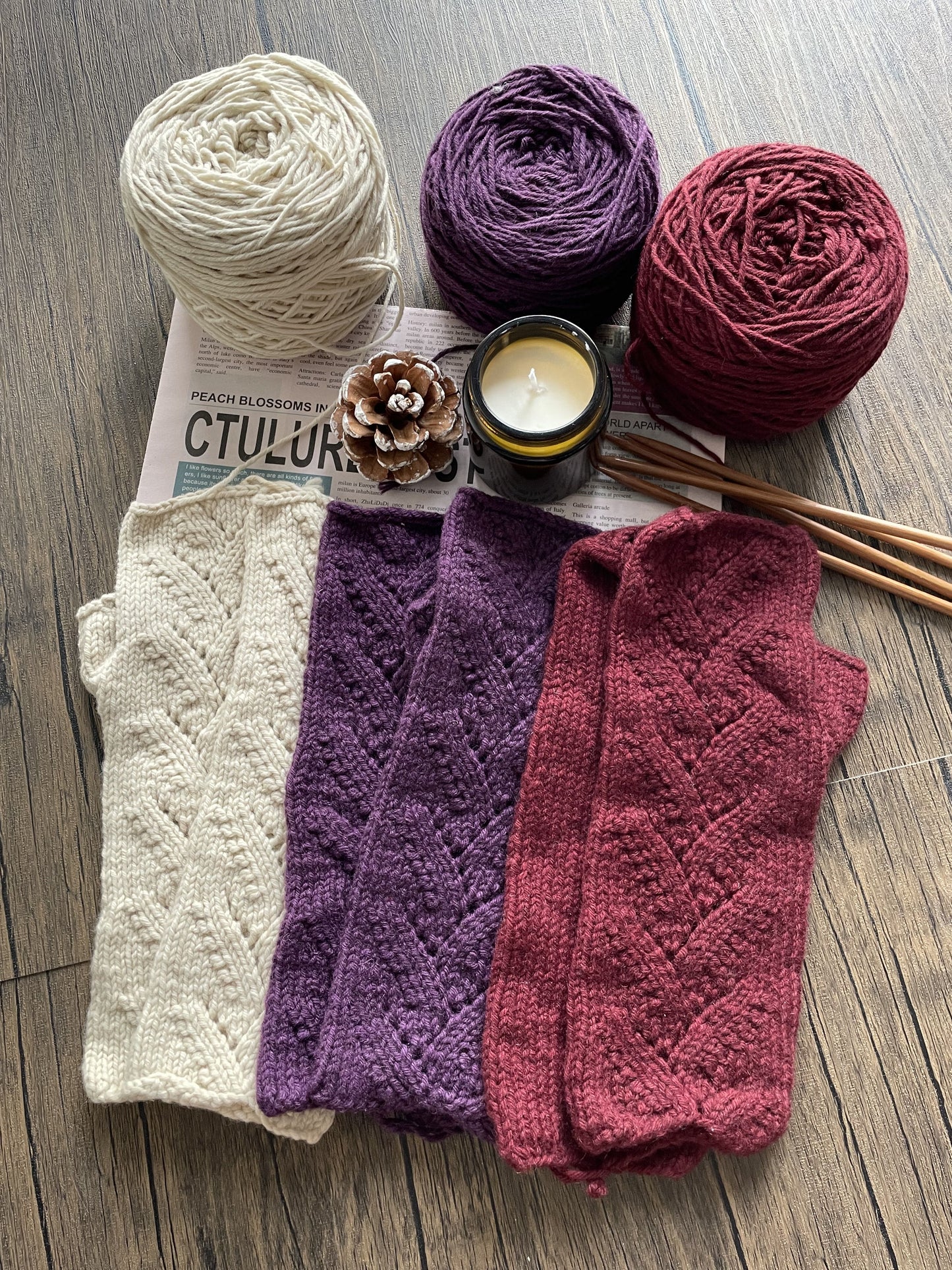 Autumn Wrist Warmers