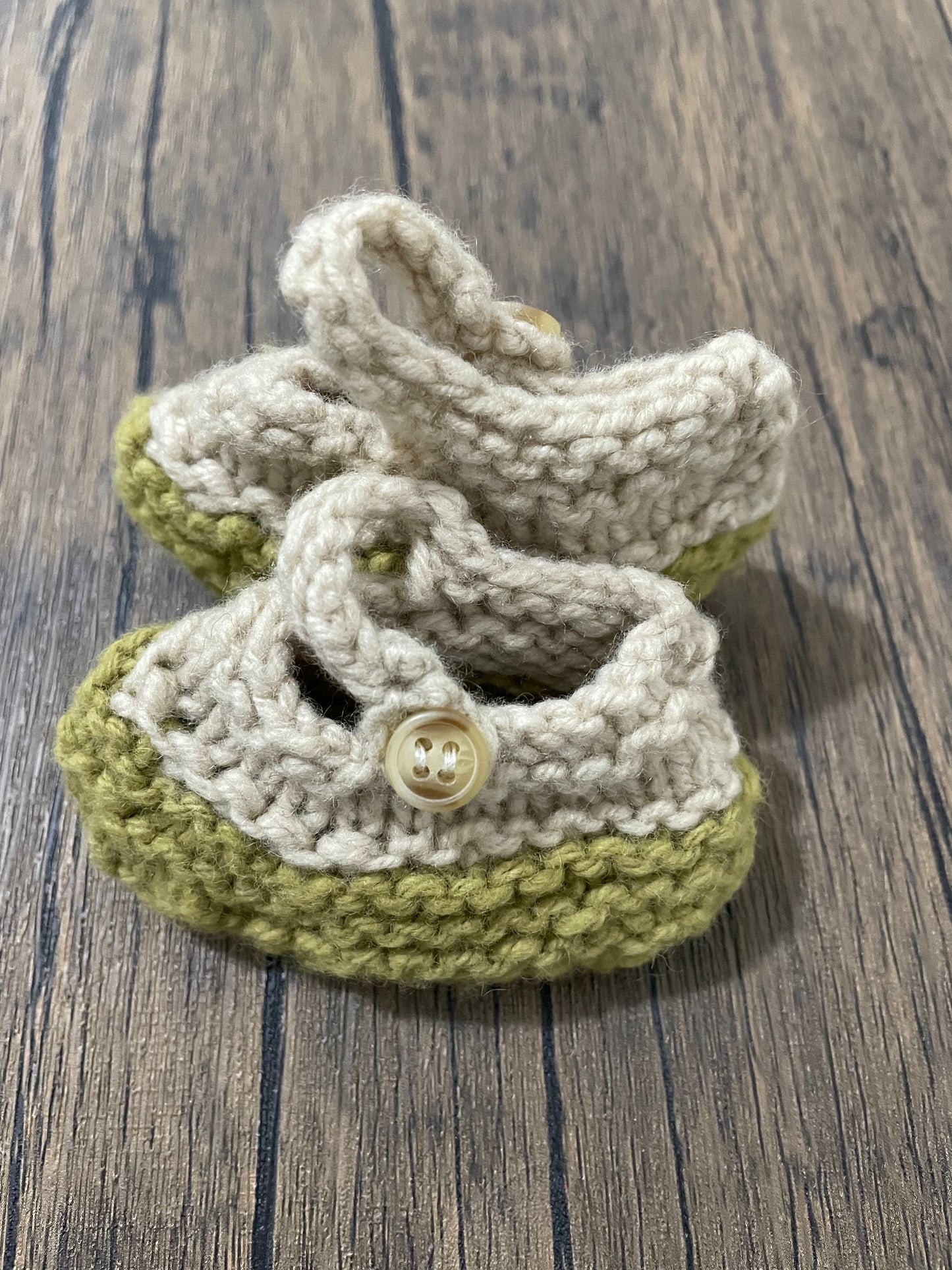 Booties (natural grey) (toddler size)