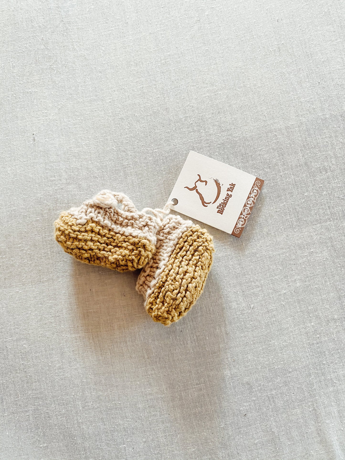 Booties (natural grey) (toddler size)