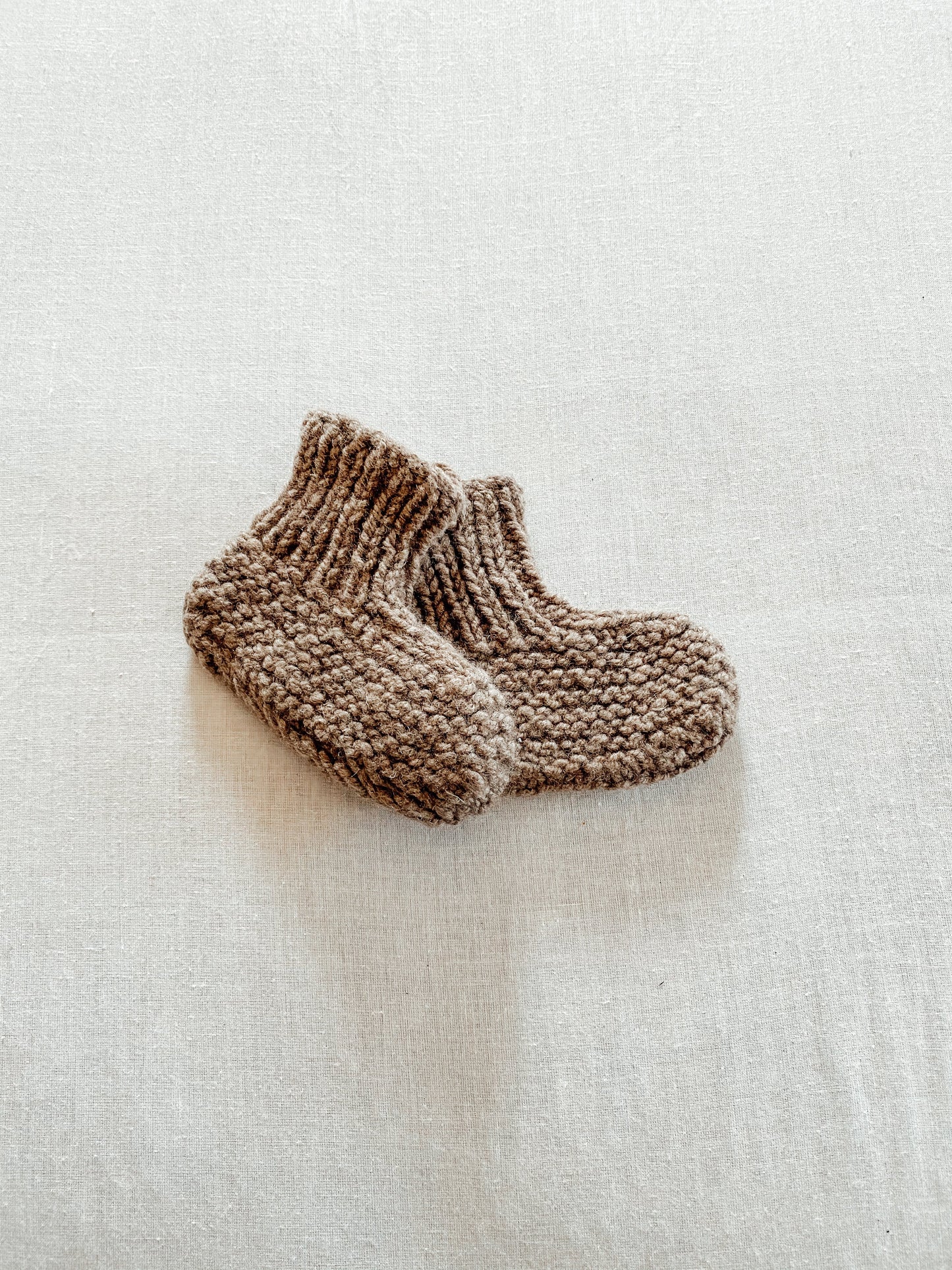 Booties (natural grey) (toddler size)